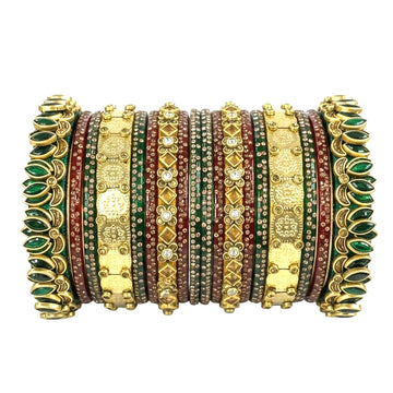 Premium handcrafted bridal bangle set