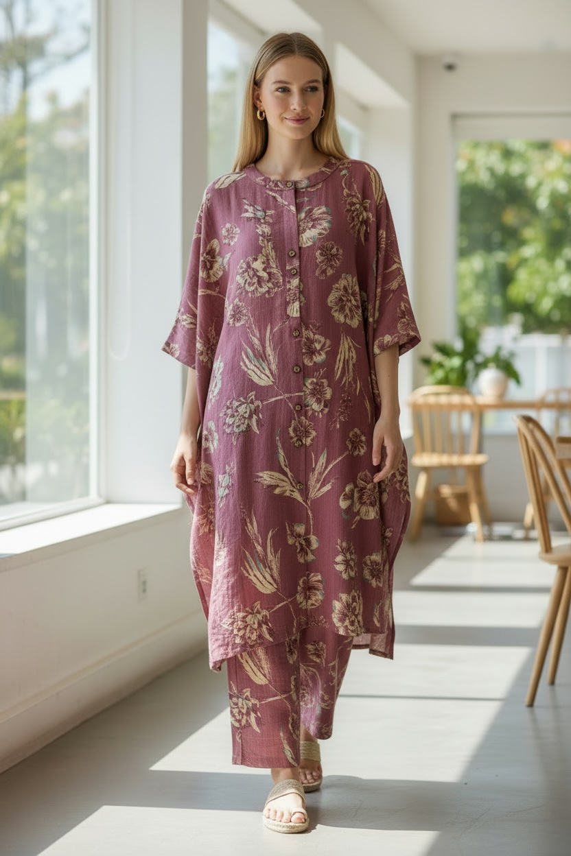 Floral Co-Ord Set –  Bloom Classic