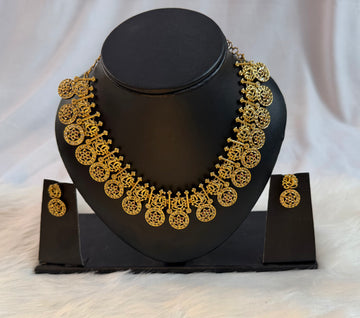 Temple Coin Necklace Set
