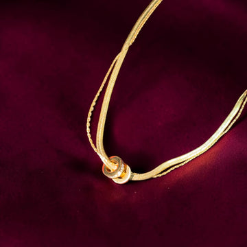 Interlocking Ring Duo Pendant
