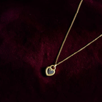 Classic Black Heart Pendant